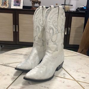Cuadra ostrich cowboy boots